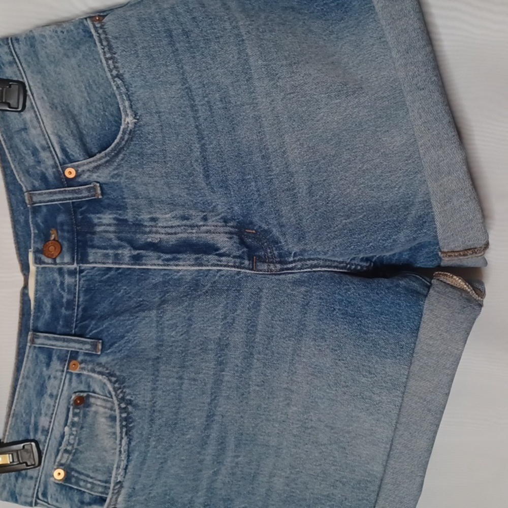 Madewell Light Blue Jean Shorts - Picture 7 of 16